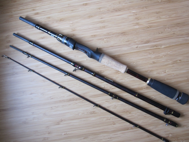A compact hole fishing rod is good