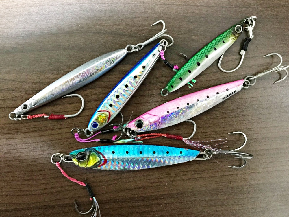 Lure weight is also important for shore jigging rods