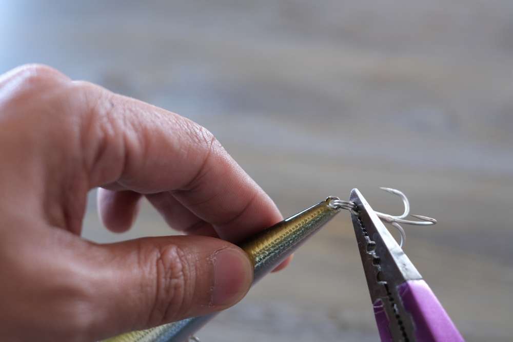 Fishing pliers are a necessity for hook replacement